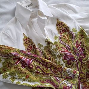 Etro Signature Paisley Print Blouse Shirt